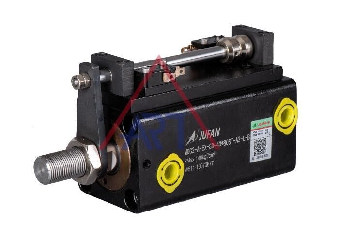 Flenstype Cilinder van de Vorm de Compact Olie/Rod End Square Type & Vlak Type met Stroomregelgever